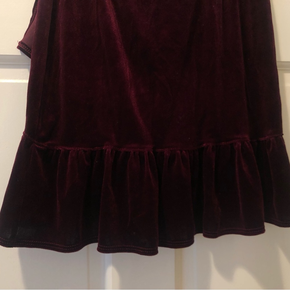 Urban Outfitters Velvet Ruffle Skirt - Picture 5 of 9